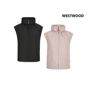 웨스트우드 WESTWOOD 고급스러운 메모리 소재를 사용한 여성 에리 포인트 베스트 패딩조끼 WM4WCVT638