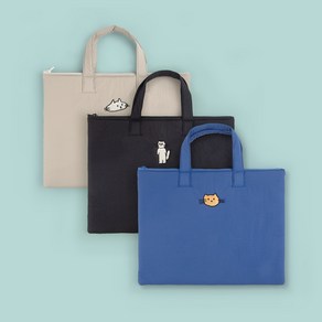 [올뉴프레임] Aiy Laptop Bag 어쩌다 고양이 (13/15형), 딥블루, 1개