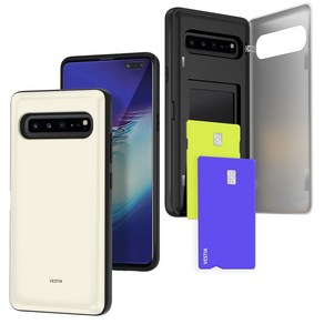 베스티아 갤럭시 S10 5G (G977) 디자인 마그네틱 간편 카드수납 도어 범퍼케이스