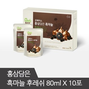 굿베이스 홍삼 담은 흑마늘 후레쉬, 1개, 80ml