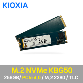 키오시아 KBG50ZNV M.2 NVMe SSD 256GB (벌크)