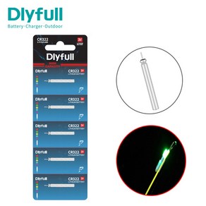 Dlyfull CR-311 CR-425 CR-322 CR-435 전자찌 배터리, 1개