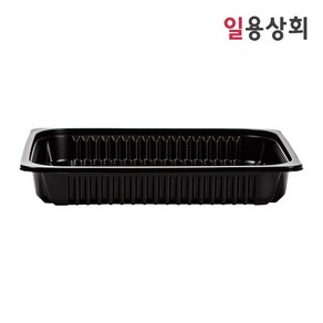 [ILYONG] 실링용기 JH 23193 1000ml 100개 검정, 1개