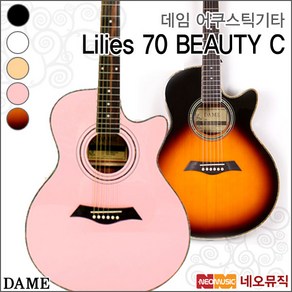 데임 어쿠스틱 기타 Dame LILIES 70 BEAUTY C 릴리즈, 데임 LILIES 70 BEAUTY C/NA, 1개