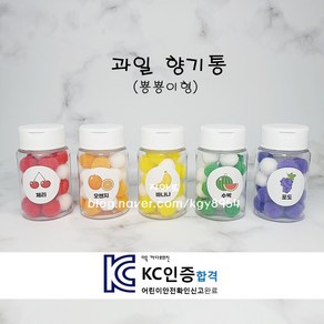 과일향기통 / 향기교구 / 향기통 / 과일향기교구 / 향기를맡아요 / 후각교구 / 오감교구 / 향기케이스 / KC인증교구