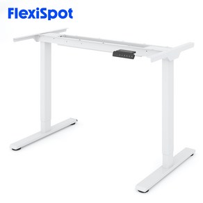 FlexiSpot 모션데스크 듀얼모터 전동 높낮이조절책상 컴퓨터책상 A/S 5년 높이700-1190mm 내하중100KG 1200 1400 프레임 EJ2, 화이트