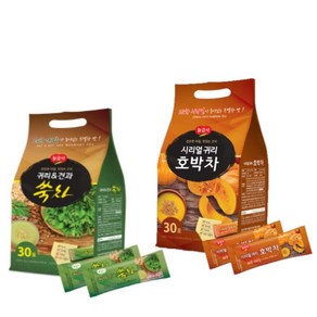 광야식품 호박차(25gx30포)+귀리&견과쑥차(20gx30포), 1세트, 1개