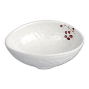 [돌산멜라민] 살구 타원볼 - 대접 면기 볼 (업소용 식당용), 타원볼(M살구) DS-6722-1, 1개