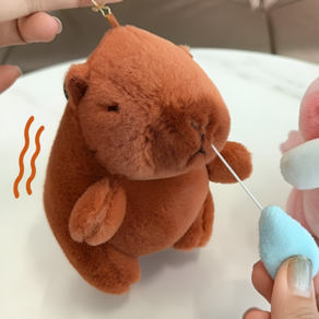 루미노라 귀여운 카피바라 인형 키링, 1개, 루미노라 카피바라인형키링