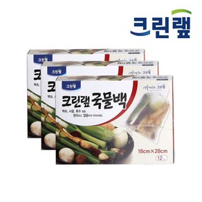 크린랲 크린 다시백 + 은사수세미1입, 3개, 특대(XL), 12개입