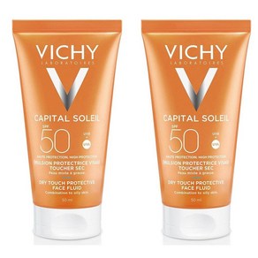 비쉬 캐피탈 솔레일 SPF50 매티파잉 선크림 50ml 2개 (프랑스배송) Vichy capital soleil SPF50