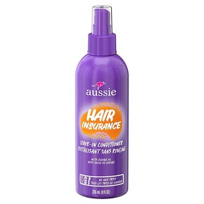 Aussie Leave In Conditione 스프레이 호호바 & 바다 다시마 포함 헤어 보험 236.6ml(8액량 온스) 3개 팩, 1개, 236ml