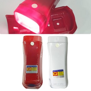 송광 LED 휴대용 비상 조명등 Q인증 적색 백색 일반 20분용 손전등 안전용품 소방용품, 1개