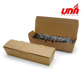 김밥한줄 크라프트 종이도시락 김밥1줄, 1개, 800개