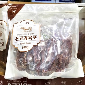 애견 간식 소고기 육포 600G, 1개