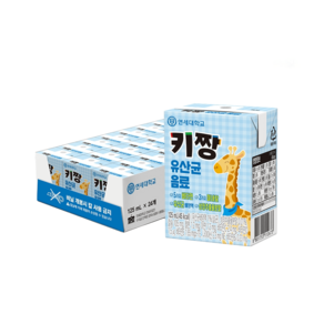 연세키짱우유 키짱 유산균음료 125ml 24팩, 1세트