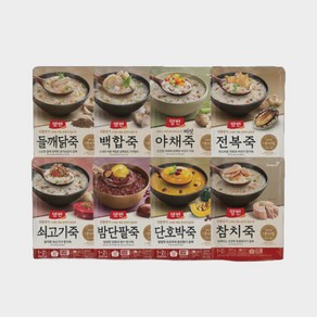 동원 양반 전복죽 외 9종, [2+1] 양반 밤단팥죽420g 총3개, 420g, 3개