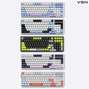 [ XC샵 ] VGN V98PRO V2 무선 기계식 게이밍 키보드 gasket구조 전키핫스왑DIY 8000mah배터리 RGB램프