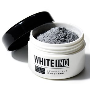 WHITE-INQ 화이트닝 치약 죽탄 파우더 아파타이트 50% 30g, 1개