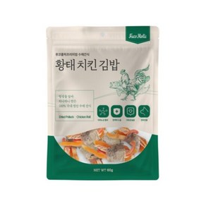 후코홀릭 황태치킨김밥 60g, 1개