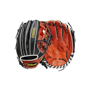 Wilson 2021 A500 29.2cm11.5인치 내야 야구 장갑 - 왼손 투구 구리/블랙