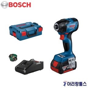 보쉬 GDR18V-210C 충전 임팩트 드라이버 세트 5.0Ah 배터리 1팩 충전기 케이스 포함, 1개