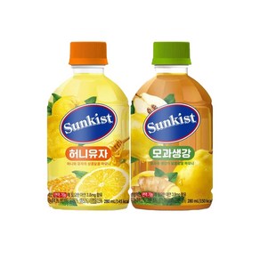 썬키스트 280ml 모과생강 12입 + 허니유자 12입, 상세페이지참조, 1개입, 1개