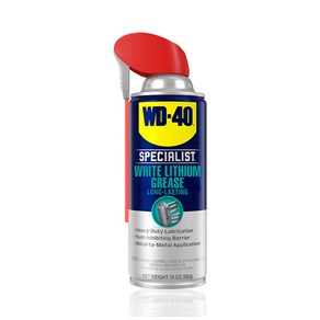 벡스 WD-40 스페셜리스트 화이트 리튬 그리스 283g 고점도 장기 방청 윤활제 구리스, 1개