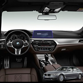 브로텍 bmw 호환 차량용품 5시리즈 G30 네비게이션 보호필름 저반사 비산방지, BMW5시리즈 G30, 내비 보호필름 1P