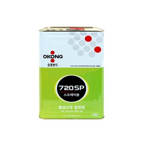 오공 720SP_3 공업용 스프레이 타입 본드 접착제 1.0~1.5mm 3kg