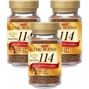 UCC 더 블렌드 114 일본 블랙 커피 90g x 3병, 3개, 1개입