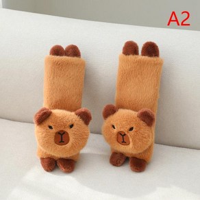 자동차 머리 받침 카피 바라 아쿠아 돌고래 준 봉제 목 베개 시트 벨트 커버 장식 장난감 선물, 02 A2