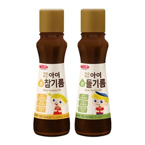 [리뉴얼] 베베스트 처음먹는 순 아이 국산 참기름 75ml+들기름 75ml