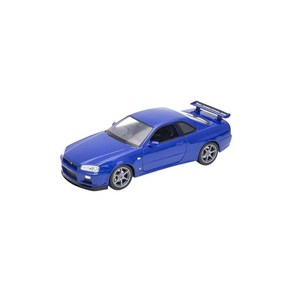 교쇼(Kyosyo WELLY 1/24 닛산 스카이라인 GT-R (R34 MT 블루, 1개