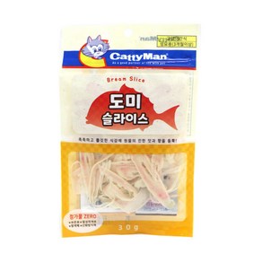 캐티맨 도미 슬라이스 30g