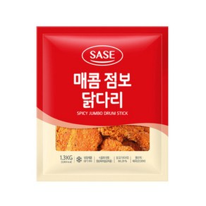 사세 매콤점보닭다리 1.3kg 스파이시 후라이드 통닭다리 치킨, 10개