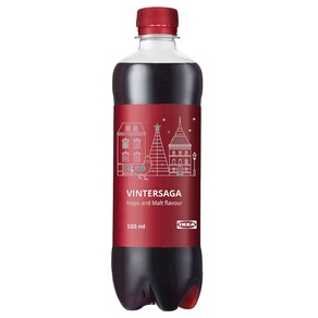 이케아 VINTERSAGA 빈테르사가 홉/몰트맛음료 500 ml+ 파트스캐너 키보드 청소 미니브러쉬증정, 1개