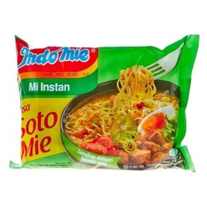 Indomie 인스턴트 라면 Soto Mie 70그램 (2피스), 1개