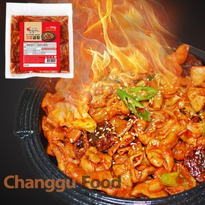 [창구식품] 직화구이 매콤양념 곱창 200g, 1개