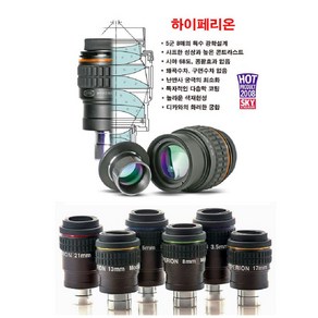 Baade 정품 하이페리온 68 아이피스 접안렌즈 광각, 24mm, 1개