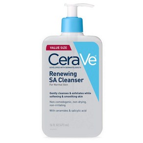 CeraVe 세라비 Salicylic Acid Cleanser 리뉴잉 SA 세라마이드 재생 클렌저 클렌징 폼