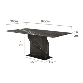 천연대리석식탁 고급식탁 수입식탁 1600, A타입 1.6m