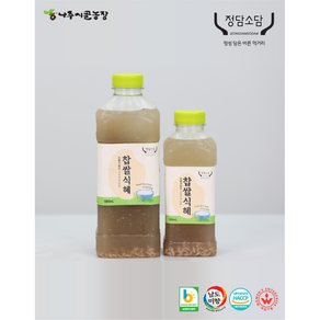 정담소담 수제식혜 전통 찹쌀 식혜 500ml 1000ml, 1L, 1개