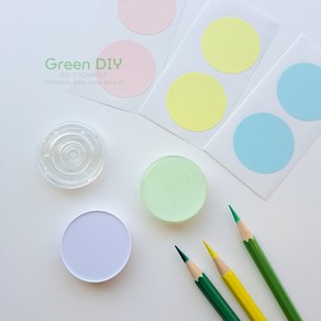 [스마트톡 만들기 세트 컬러 종이] DIY 키트 색칠하기 그리기 폰그립 톡자재 재료, 투명, 파스텔 핑크, 화이트, 1개