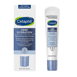 세타필 CETAPHIL 딥 하이드레이션 리프레싱 아이 세럼 15ml +포스트 카드 세트, 1개, 14ml