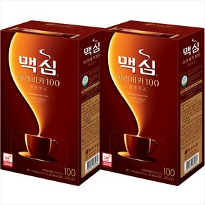 맥심 아라비카 100 커피믹스, 11.8g, 100개입, 2개