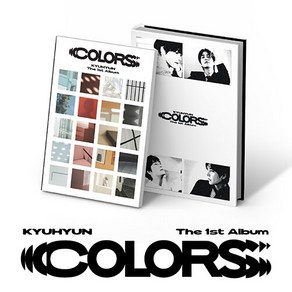 [Photo Book ve.] 규현 정규 앨범 COLORS / 커버+포토북+가사북+접지포스터+4컷프레임포토4종+포토카드2종