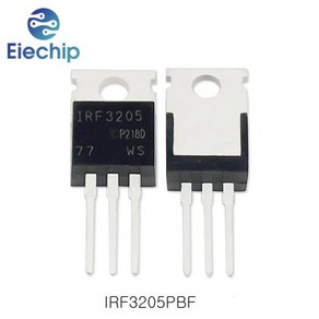 TO-220 MOSFET 트랜지스터 IRF3205PBF IRFZ44N IRFB4110PBF L7805CV IRF740 IRF1405PBF IRF840 IRF4905 IRF, 14 10pcs IRF840, 1개