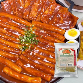 도전 점보 떡볶이(4~5인분)대용량(1kg) 푸짐한 양에 건강한 우리 밀로 만든 떡, 1개, 1kg