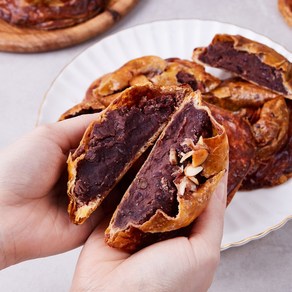 [부산맛집 아델라7]지리산 함양팥가득 페스츄리 단팥빵 해운대 동백빵, 6개, 140g